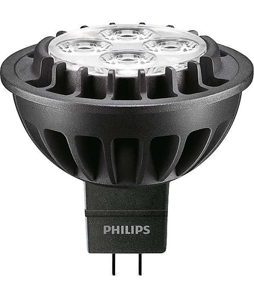 Philips Master LEDspot MR16 7W=35W GU5.3 12V 3000K kleur 930 15° dimbaar